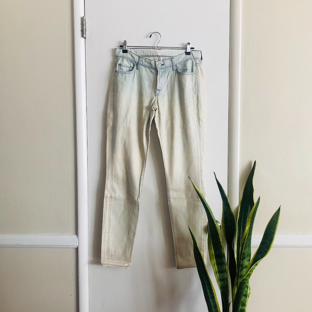 7 For All Mankind Waxed Jeans sz 27